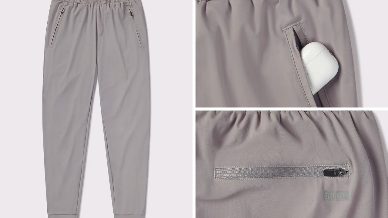 Barbell Apparel Joggers utilize performance fabrics that wick moisture, resist odor, and offer a four-way stretch